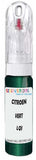 10ml–30ml touch-up kit for Citroen C4 chips and scratches, precise colour match to Vert Normandie Nacre Metallic Lqj
