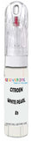 10ml–30ml touch-up kit for Citroen C-Zero chips and scratches, precise colour match to White Pearl E5