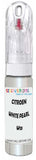 10ml–30ml touch-up kit for Citroen C-Zero chips and scratches, precise colour match to White Pearl W13