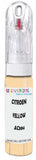 10ml–30ml touch-up kit for Citroen 55 chips and scratches, precise colour match to Yellow Ac304