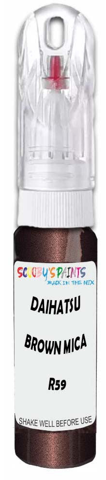 10ml–30ml touch-up kit for Daihatsu Boon chips and scratches, precise colour match to Brown Mica R59