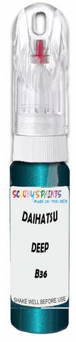 10ml–30ml touch-up kit for Daihatsu Terios chips and scratches, precise colour match to Deep Turquoise Mica Metallic B36