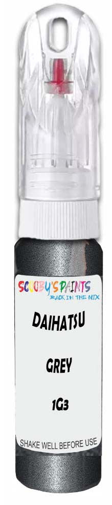 10ml–30ml touch-up kit for Daihatsu Cast chips and scratches, precise colour match to Grey Metallic 1G3