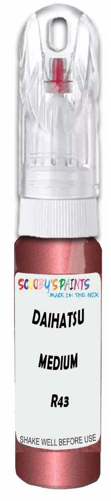 10ml–30ml touch-up kit for Daihatsu Boon chips and scratches, precise colour match to Medium Coral Metallic R43