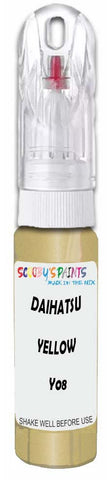 10ml–30ml touch-up kit for Daihatsu Boon chips and scratches, precise colour match to Yellow Metallic Y08
