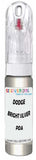 10ml–30ml touch-up kit for Dodge Durango chips and scratches, precise colour match to Bright Silver Quartz Metallic Pda