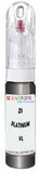 10ml–30ml touch-up kit for Ds Ds4 chips and scratches, precise colour match to -Automobiles Platinium Grey Metallic Vl