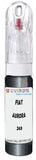 10ml–30ml touch-up kit for Fiat 500 F chips and scratches, precise colour match to Aurora White 243
