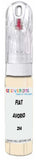 10ml–30ml touch-up kit for Fiat 500 Giardiniera chips and scratches, precise colour match to Avorio Chiaro 214