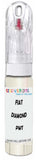 10ml–30ml touch-up kit for Fiat 500 chips and scratches, precise colour match to Diamond White Tri-Coat Pwt