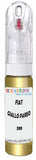 10ml–30ml touch-up kit for Fiat Nuova Punto Van chips and scratches, precise colour match to Giallo Pareo Metallic 593