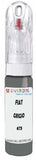 10ml–30ml touch-up kit for Fiat 600 D Trasformabile chips and scratches, precise colour match to Grigio Acciaio 675