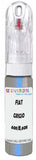 10ml–30ml touch-up kit for Fiat 500 chips and scratches, precise colour match to Grigio Lunare Pearl 608/B,608