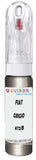10ml–30ml touch-up kit for Fiat 500 Abarth chips and scratches, precise colour match to Grigio Nuvolari Metallic 672/B