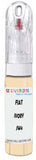 10ml–30ml touch-up kit for Fiat 500 chips and scratches, precise colour match to Ivory Jw4