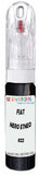 10ml–30ml touch-up kit for Fiat Grande Punto chips and scratches, precise colour match to Nero Etneo Metallic 822