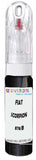 10ml–30ml touch-up kit for Fiat 500 chips and scratches, precise colour match to Scorpion Black 876/B