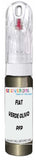 10ml–30ml touch-up kit for Fiat 500 chips and scratches, precise colour match to Verde Olivo Pearl Pfp