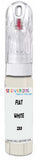 10ml–30ml touch-up kit for Fiat 500 R chips and scratches, precise colour match to White 233