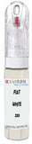 10ml–30ml touch-up kit for Fiat 500 L chips and scratches, precise colour match to White 233