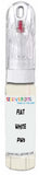 10ml–30ml touch-up kit for Fiat 500 L chips and scratches, precise colour match to White Pw3