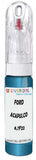 10ml–30ml touch-up kit for Ford Mustang chips and scratches, precise colour match to Acapulco Blue Metallic 6,7F22