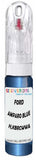 10ml–30ml touch-up kit for Ford Fiesta chips and scratches, precise colour match to Amparo Blue Metallic H,Kbrcwwa