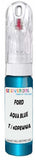 10ml–30ml touch-up kit for Ford Focus Coupe-Cabriolet chips and scratches, precise colour match to Aqua Blue Metallic T / 6Dpewwa