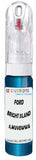 10ml–30ml touch-up kit for Ford Fiesta chips and scratches, precise colour match to Bright Island Blue Mica 5,Muvewwa