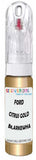 10ml–30ml touch-up kit for Ford Escort chips and scratches, precise colour match to Citrus Gold Metallic B8,Arkewha
