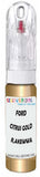 10ml–30ml touch-up kit for Ford Fiesta chips and scratches, precise colour match to Citrus Gold Metallic R,Akewwa