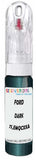 10ml–30ml touch-up kit for Ford Mustang chips and scratches, precise colour match to Dark Emerald Metallic 7S,Emqcxxa