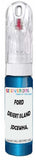 10ml–30ml touch-up kit for Ford Fiesta chips and scratches, precise colour match to Desert Island Blue Metallic Jdcewha,