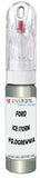 10ml–30ml touch-up kit for Ford Focus chips and scratches, precise colour match to Ice Storm Metallic Yq,Dgrewwa