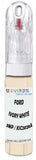 10ml–30ml touch-up kit for Ford Osi chips and scratches, precise colour match to Ivory White 3Mp / Xsc2026A