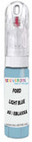 10ml–30ml touch-up kit for Ford Ltd Ii chips and scratches, precise colour match to Light Blue 3U / Eblaxxa