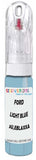 10ml–30ml touch-up kit for Ford Granada chips and scratches, precise colour match to Light Blue 3U,Eblaxxa