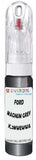 10ml–30ml touch-up kit for Ford Fiesta chips and scratches, precise colour match to Magnum Grey Metallic K,2Mwewwa
