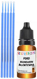 Close-up chip repair on 2000-2001 Ford Sport Trac in factory Mandarin Copper Metallic (paint code B6,Cmtcwha)