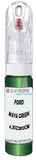 10ml–30ml touch-up kit for Ford Fiesta chips and scratches, precise colour match to Maya Green Pearl 4,Xsc2812Cm