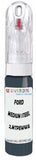 10ml–30ml touch-up kit for Ford Puma chips and scratches, precise colour match to Medium Steel Blue Metallic 2,Mtpewwa