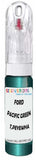 10ml–30ml touch-up kit for Ford Fiesta chips and scratches, precise colour match to Pacific Green Metallic T,Peyewha
