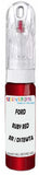 10ml–30ml touch-up kit for Ford Ecosport chips and scratches, precise colour match to Ruby Red Metallic Rr / Dstewta