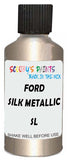 Detail brush applying Beige Metallic to a small door scratch on an Ford Australia Falcon, clean OEM finish