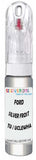 10ml–30ml touch-up kit for Ford Probe chips and scratches, precise colour match to Silver Frost Pearl Tu / Uclewha