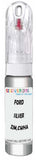 10ml–30ml touch-up kit for Ford Aerostar chips and scratches, precise colour match to Silver Metallic Zjm,Cwha