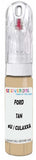 10ml–30ml touch-up kit for Ford Elite chips and scratches, precise colour match to Tan 6U / Culaxxa