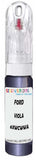 10ml–30ml touch-up kit for Ford Fiesta chips and scratches, precise colour match to Viola Metallic 6Xwcwwa 6Xwcwwa
