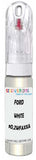 10ml–30ml touch-up kit for Ford Mustang chips and scratches, precise colour match to White 9D,Zwfaxxa