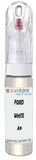 10ml–30ml touch-up kit for Ford Festiva chips and scratches, precise colour match to White A9